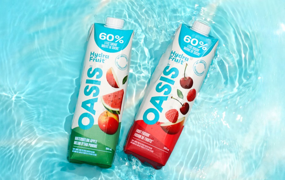 oasis, lg2, juice, branding