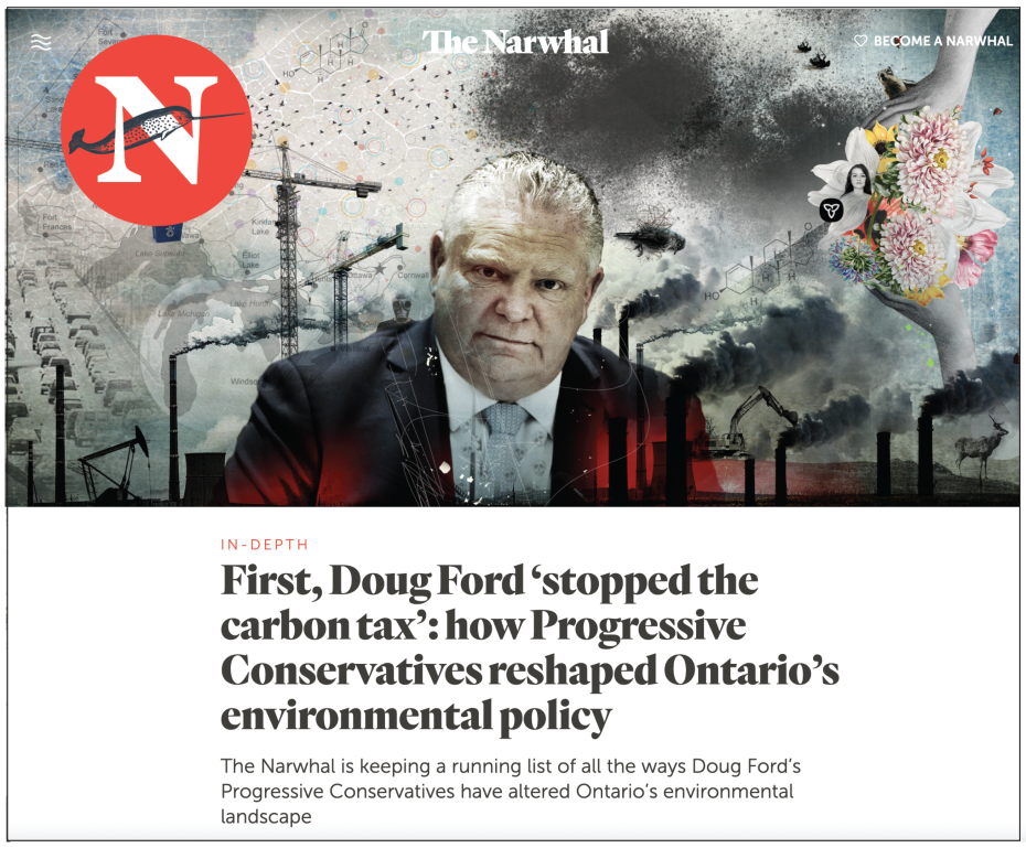 Doug Ford, The Narwhal