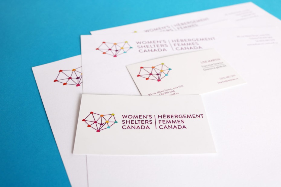 Visual Identity for Women’s Shelters Canada