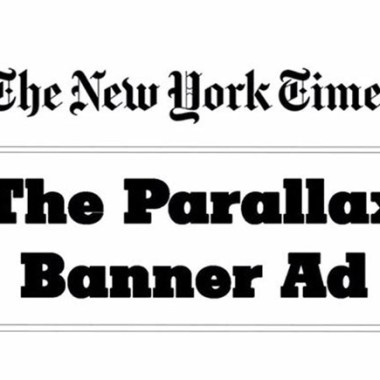 The Parallax Banner Ad
