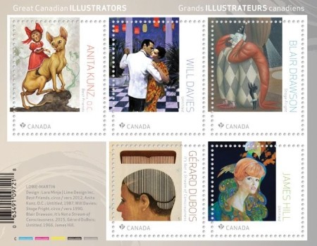 New Stamp Set Features Great Canadian Illustrators 