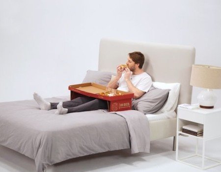 john st. Lets You Eat Pizza in Bed